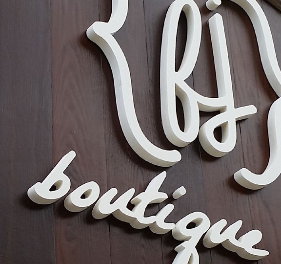 Trim Board PVC Letters